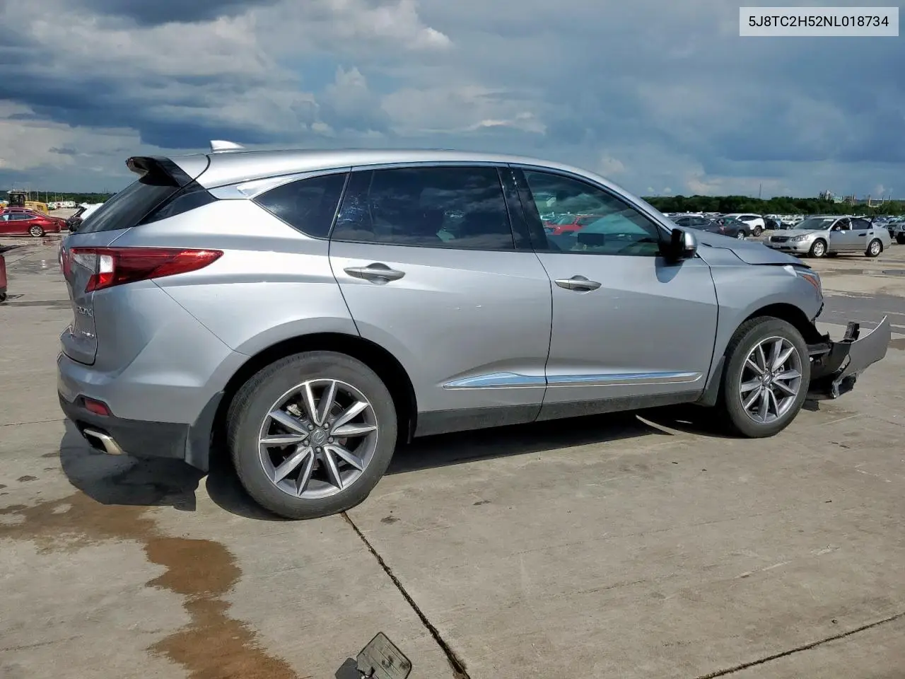 2022 Acura Rdx Technology VIN: 5J8TC2H52NL018734 Lot: 56033955