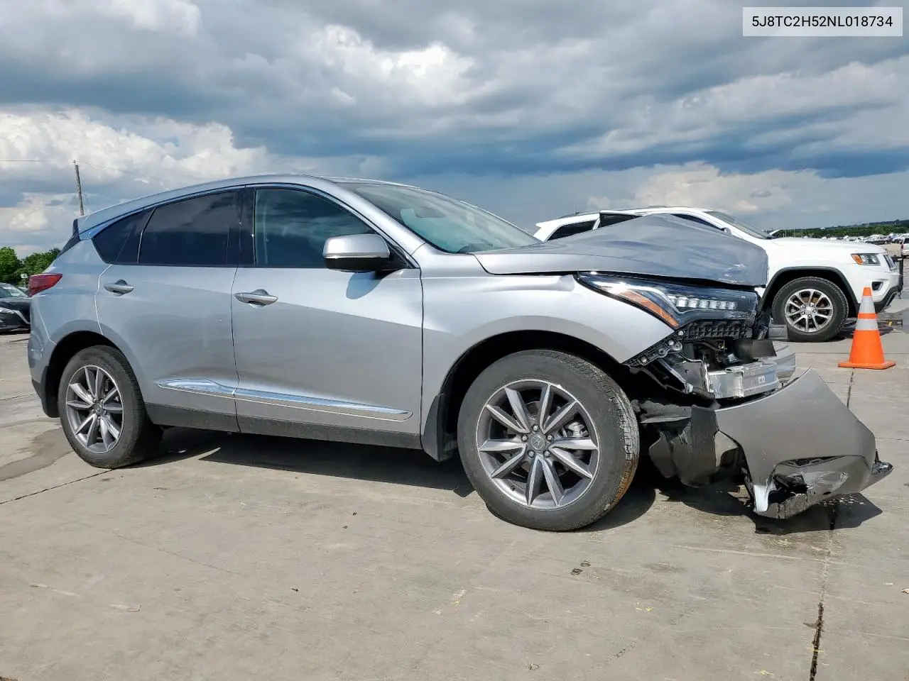 2022 Acura Rdx Technology VIN: 5J8TC2H52NL018734 Lot: 56033955