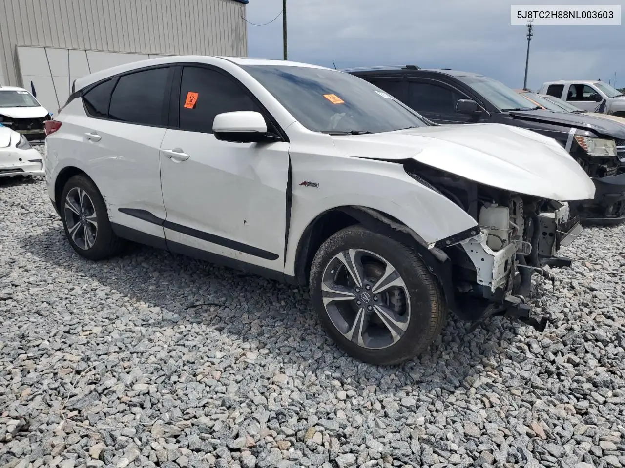 2022 Acura Rdx A-Spec Advance VIN: 5J8TC2H88NL003603 Lot: 56767745