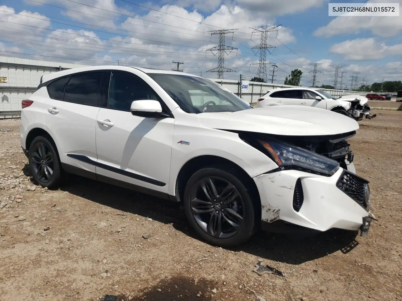 2022 Acura Rdx A-Spec VIN: 5J8TC2H68NL015572 Lot: 62515055