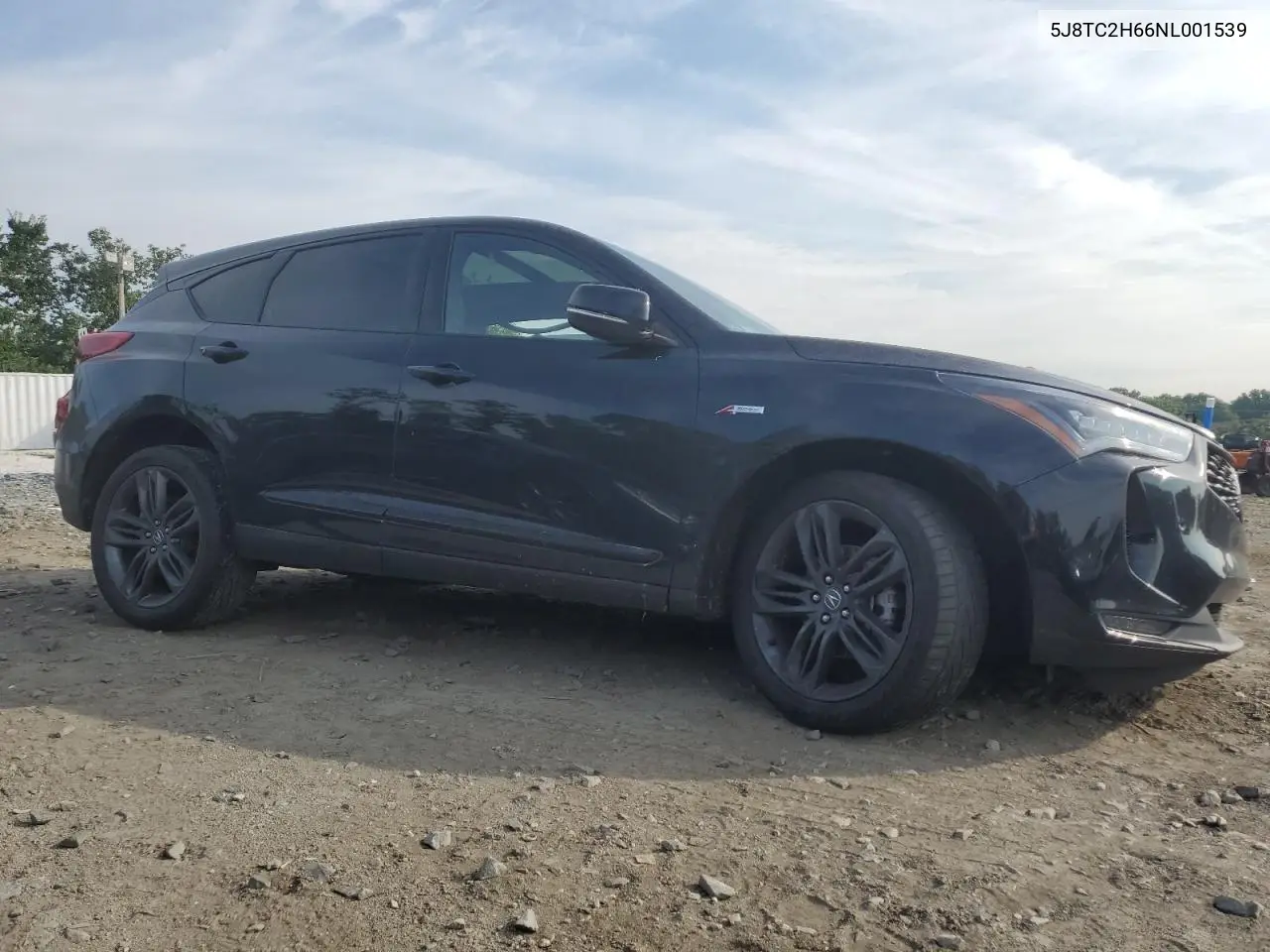 2022 Acura Rdx A-Spec VIN: 5J8TC2H66NL001539 Lot: 62527735
