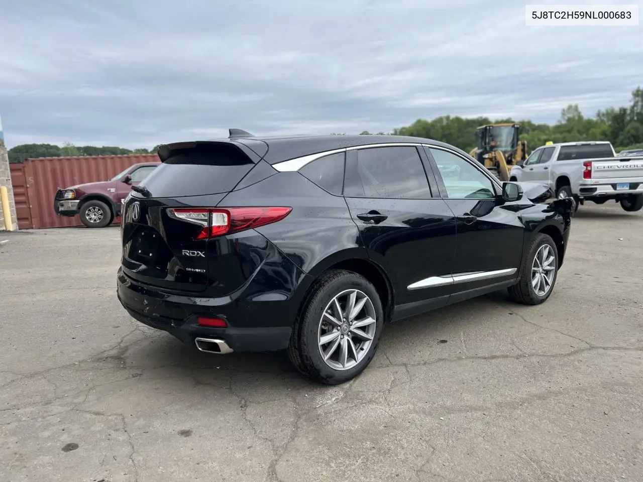 2022 Acura Rdx Technology VIN: 5J8TC2H59NL000683 Lot: 62771865