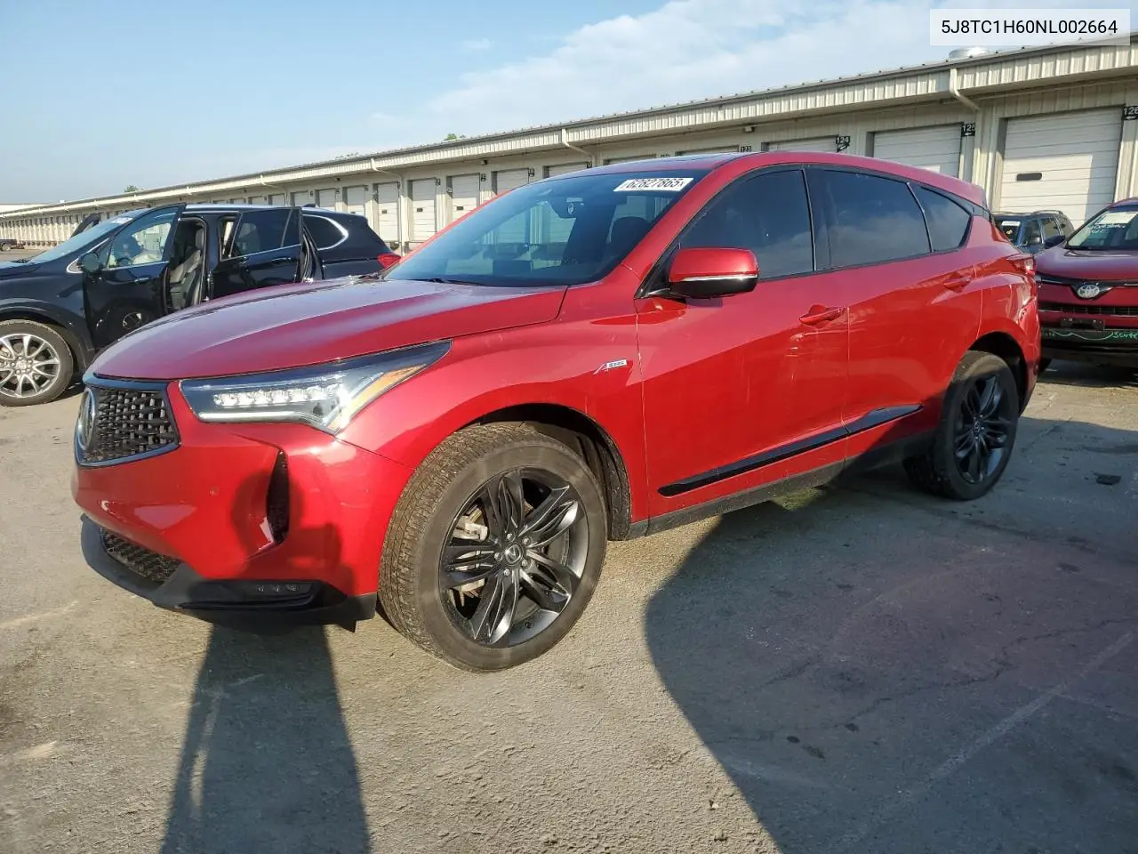 2022 Acura Rdx A-Spec VIN: 5J8TC1H60NL002664 Lot: 62827865
