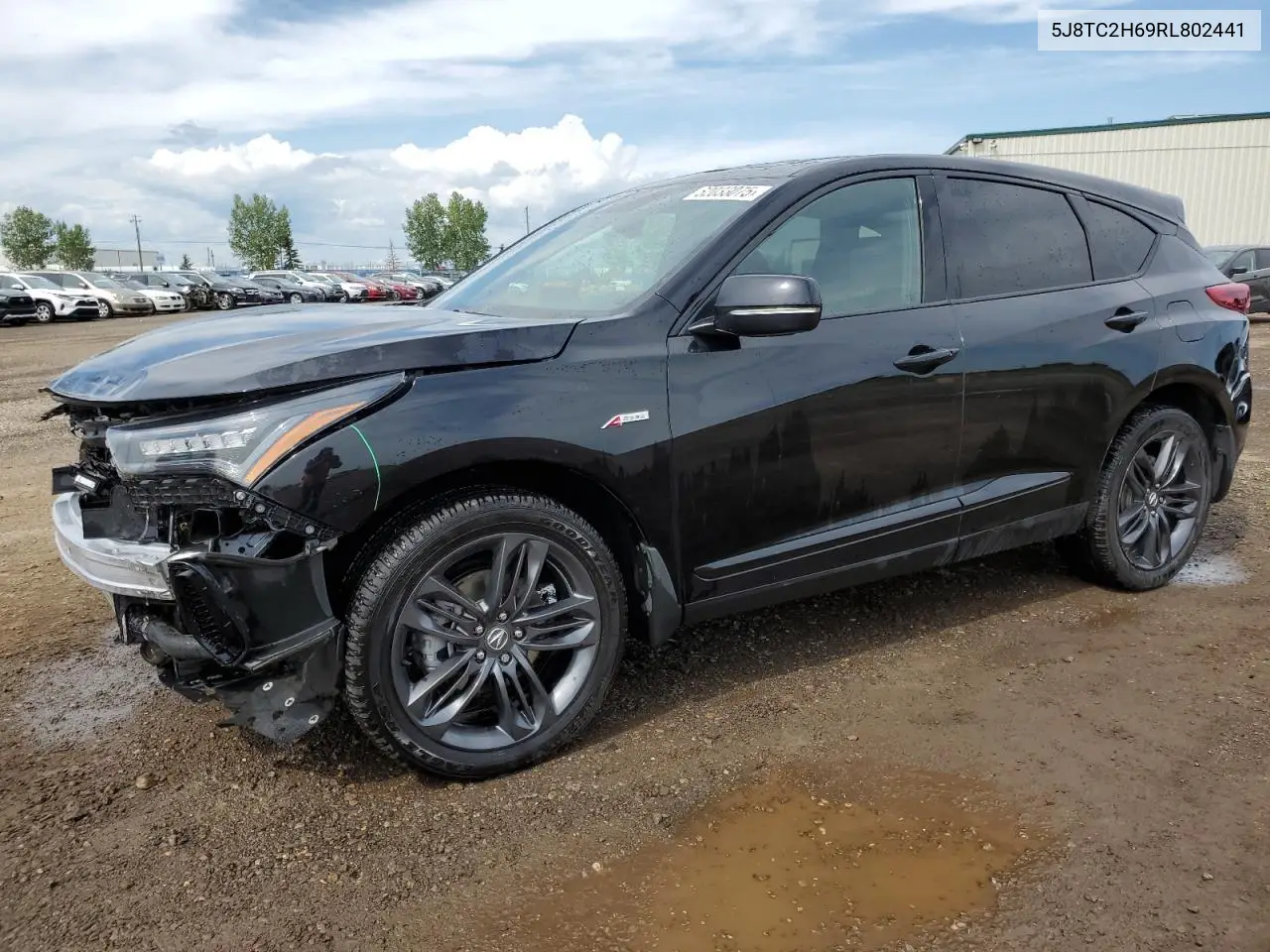2024 Acura Rdx A-Spec VIN: 5J8TC2H69RL802441 Lot: 62033075