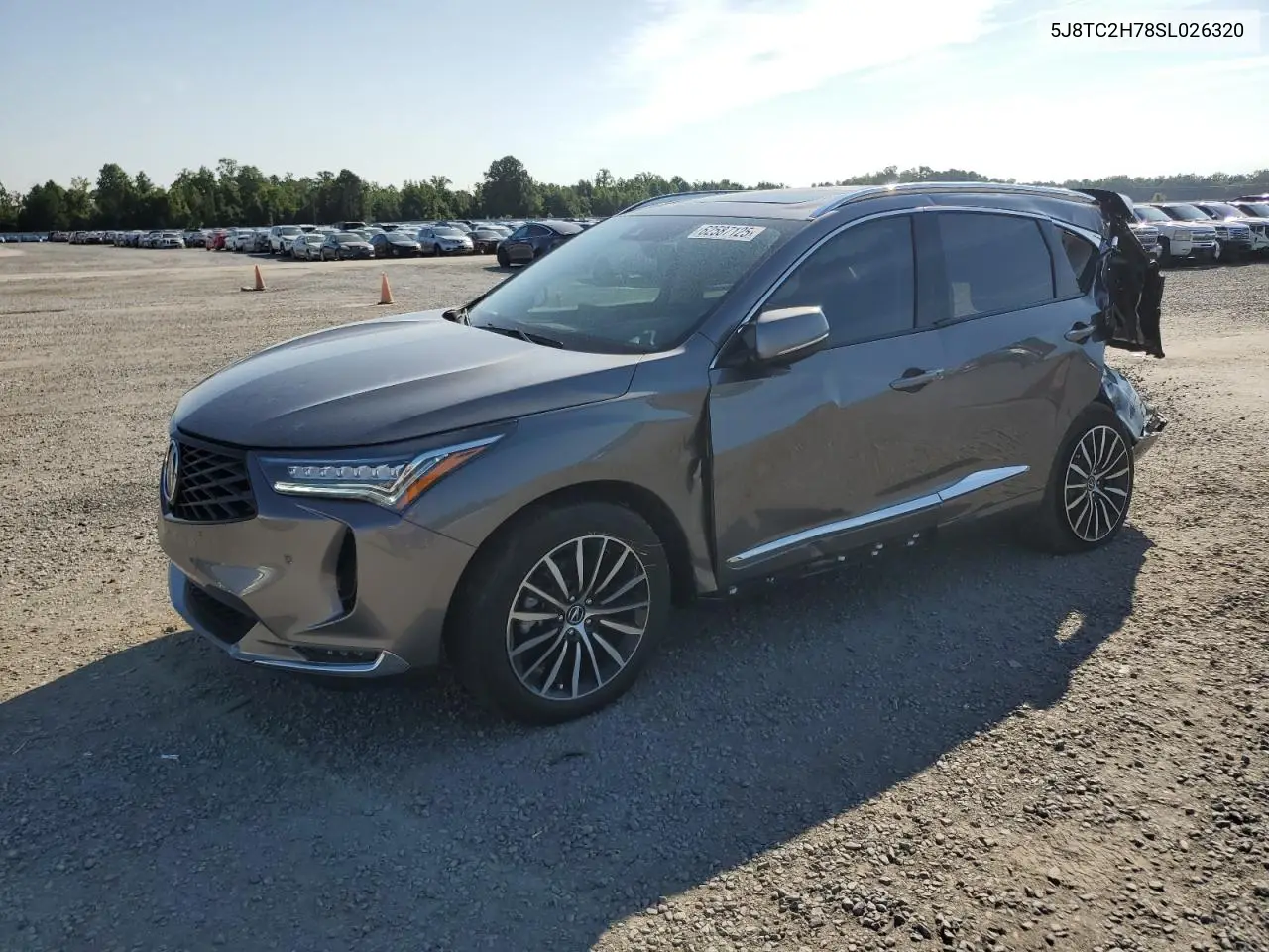 2025 Acura Rdx Advance VIN: 5J8TC2H78SL026320 Lot: 62587125