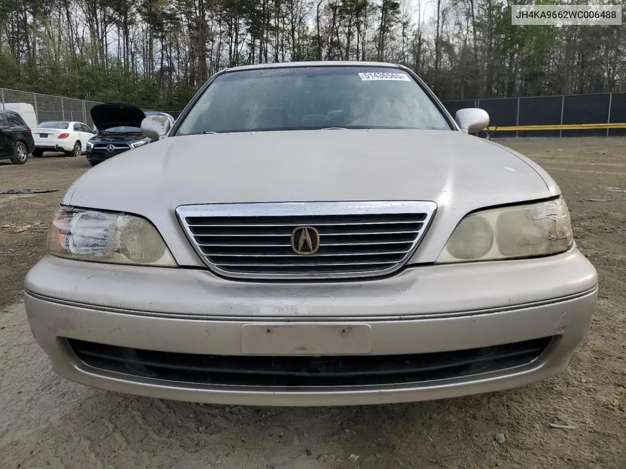 1998 Acura 3.5Rl VIN: JH4KA9662WC006488 Lot: 51436565