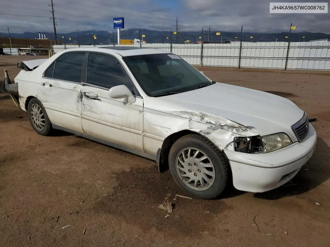 1998 Acura 3.5Rl VIN: JH4KA9657WC008762 Lot: 52979915
