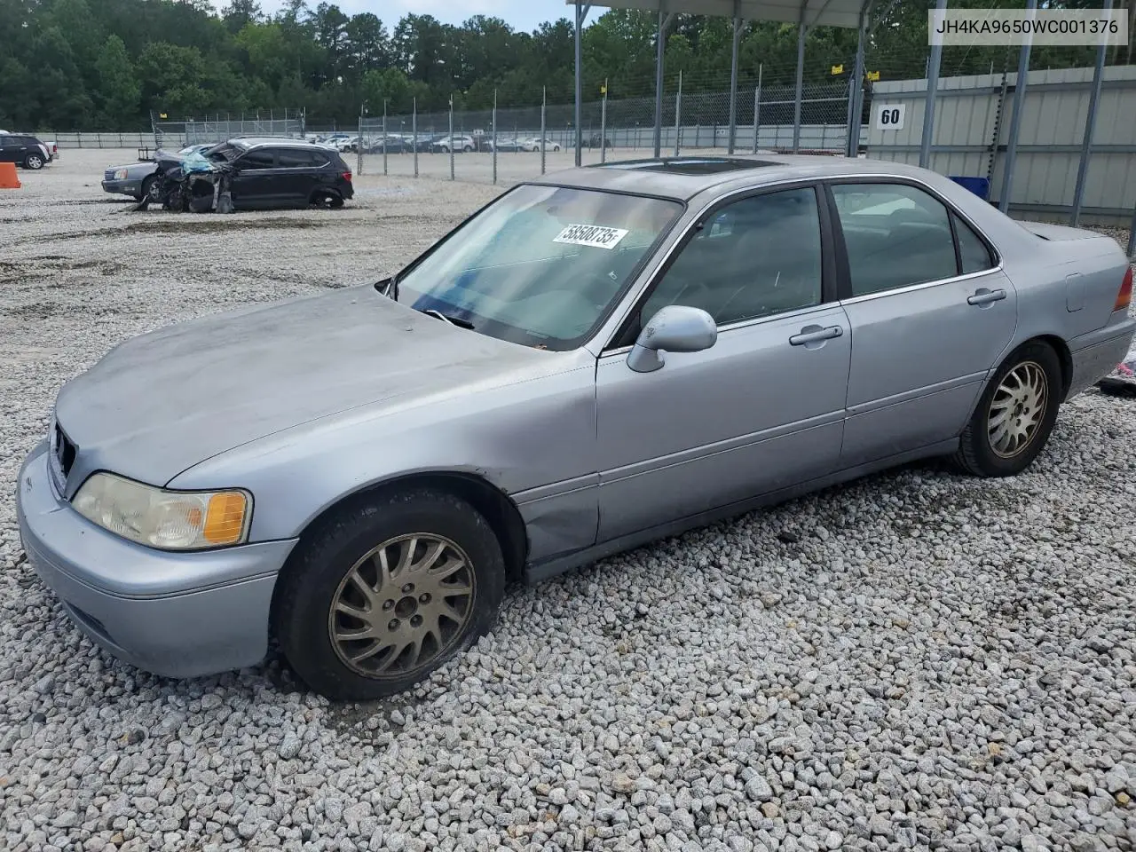 1998 Acura 3.5Rl VIN: JH4KA9650WC001376 Lot: 58508735