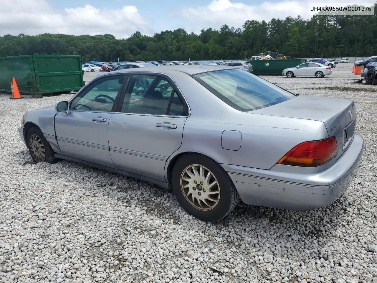 1998 Acura 3.5Rl VIN: JH4KA9650WC001376 Lot: 58508735
