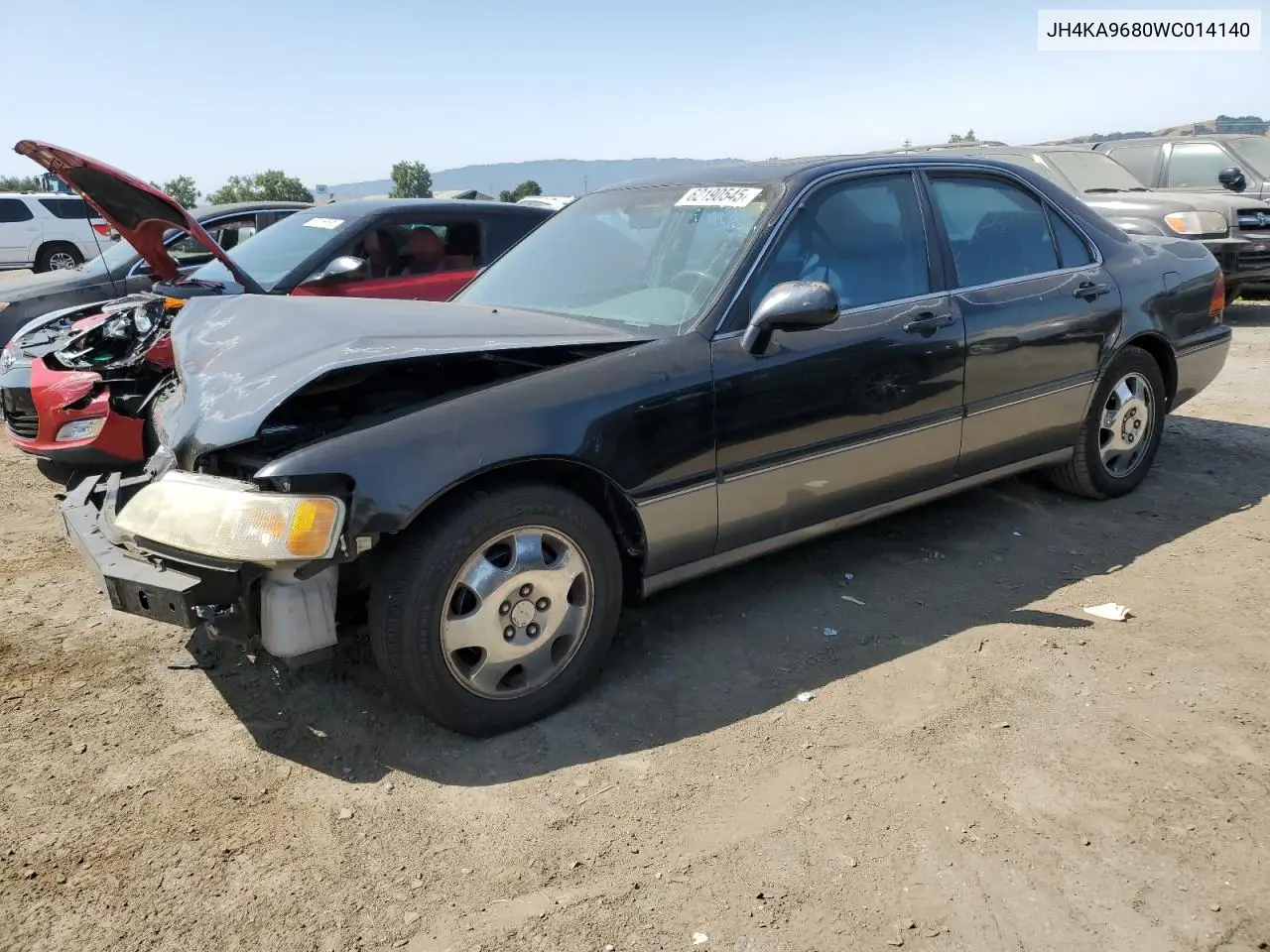 1998 Acura 3.5Rl Se VIN: JH4KA9680WC014140 Lot: 62190545