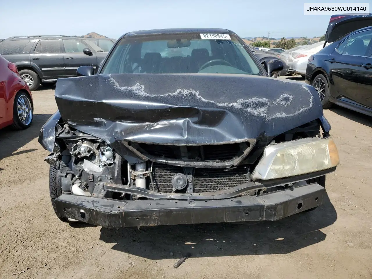 1998 Acura 3.5Rl Se VIN: JH4KA9680WC014140 Lot: 62190545