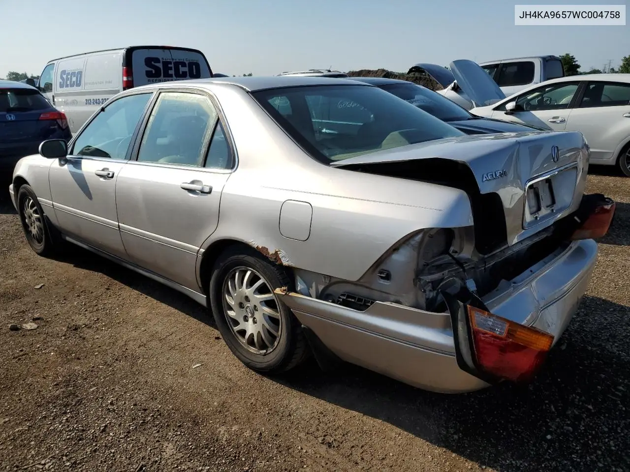 1998 Acura 3.5Rl VIN: JH4KA9657WC004758 Lot: 62400555