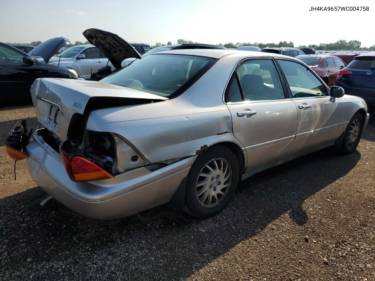 1998 Acura 3.5Rl VIN: JH4KA9657WC004758 Lot: 62400555