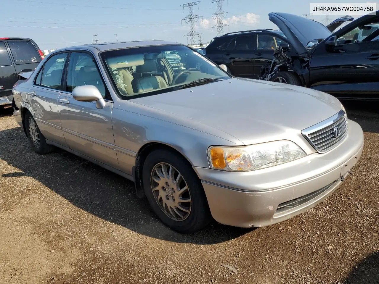 1998 Acura 3.5Rl VIN: JH4KA9657WC004758 Lot: 62400555