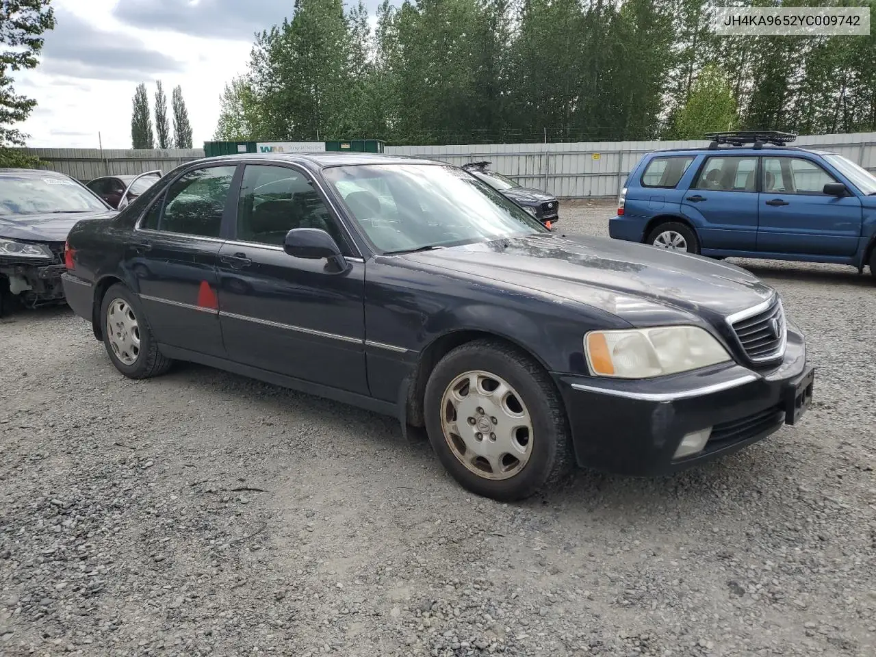 2000 Acura 3.5Rl VIN: JH4KA9652YC009742 Lot: 56977525