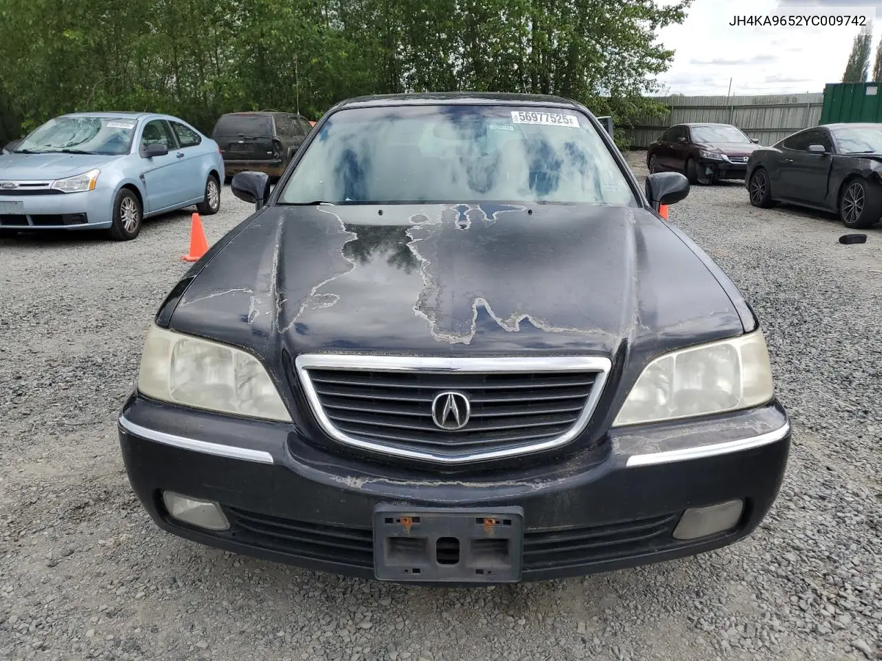 2000 Acura 3.5Rl VIN: JH4KA9652YC009742 Lot: 56977525
