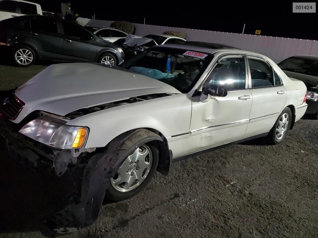 2001 Acura 3.5Rl VIN: 001424 Lot: 85378394