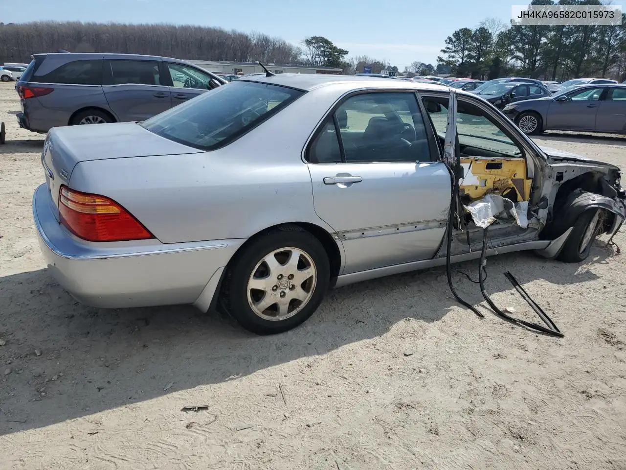 2002 Acura 3.5Rl VIN: JH4KA96582C015973 Lot: 47852245