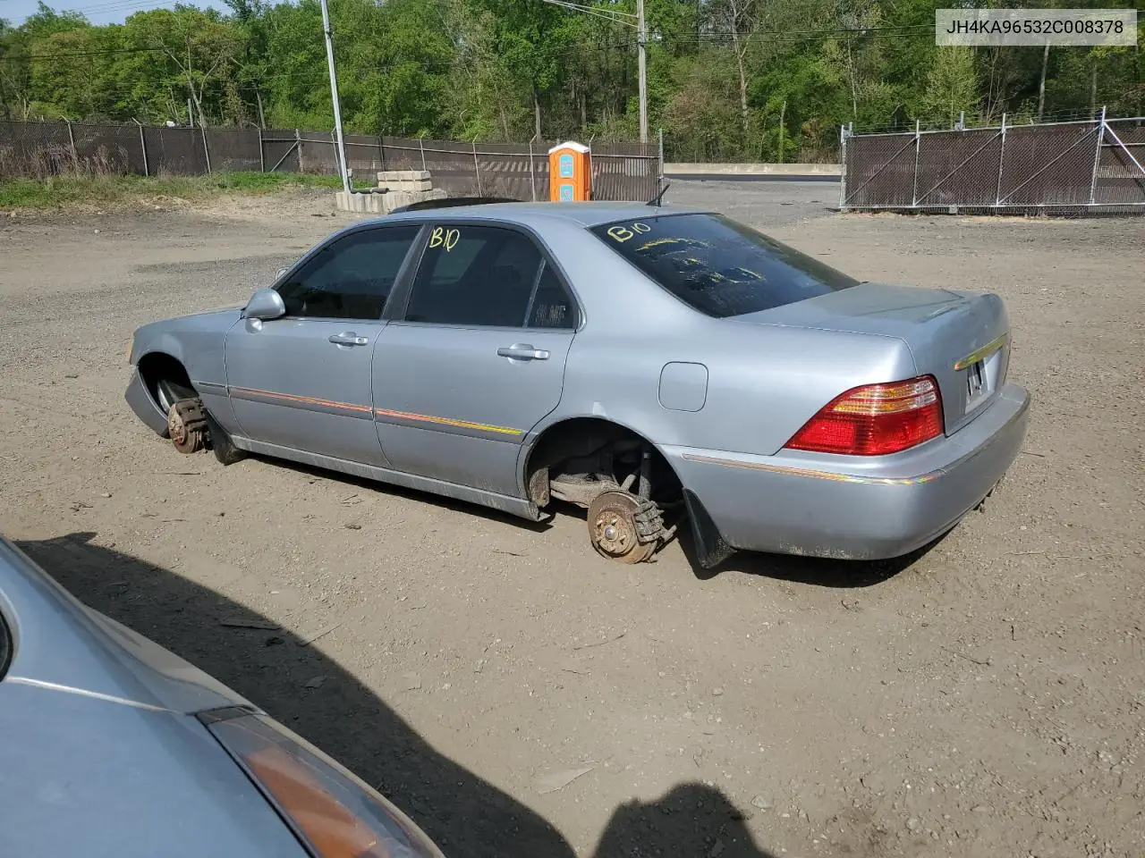 2002 Acura 3.5Rl VIN: JH4KA96532C008378 Lot: 53625735