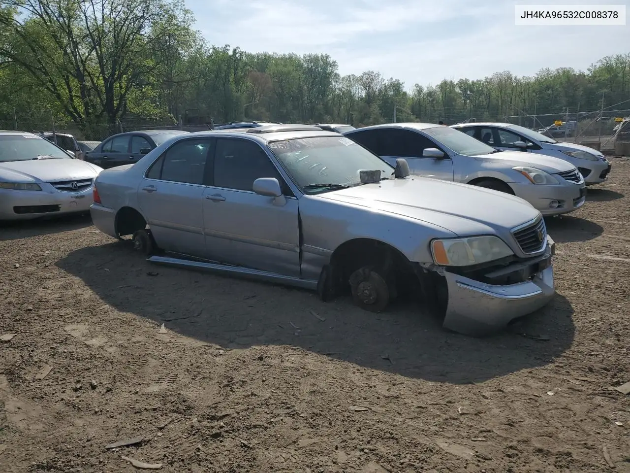 2002 Acura 3.5Rl VIN: JH4KA96532C008378 Lot: 53625735