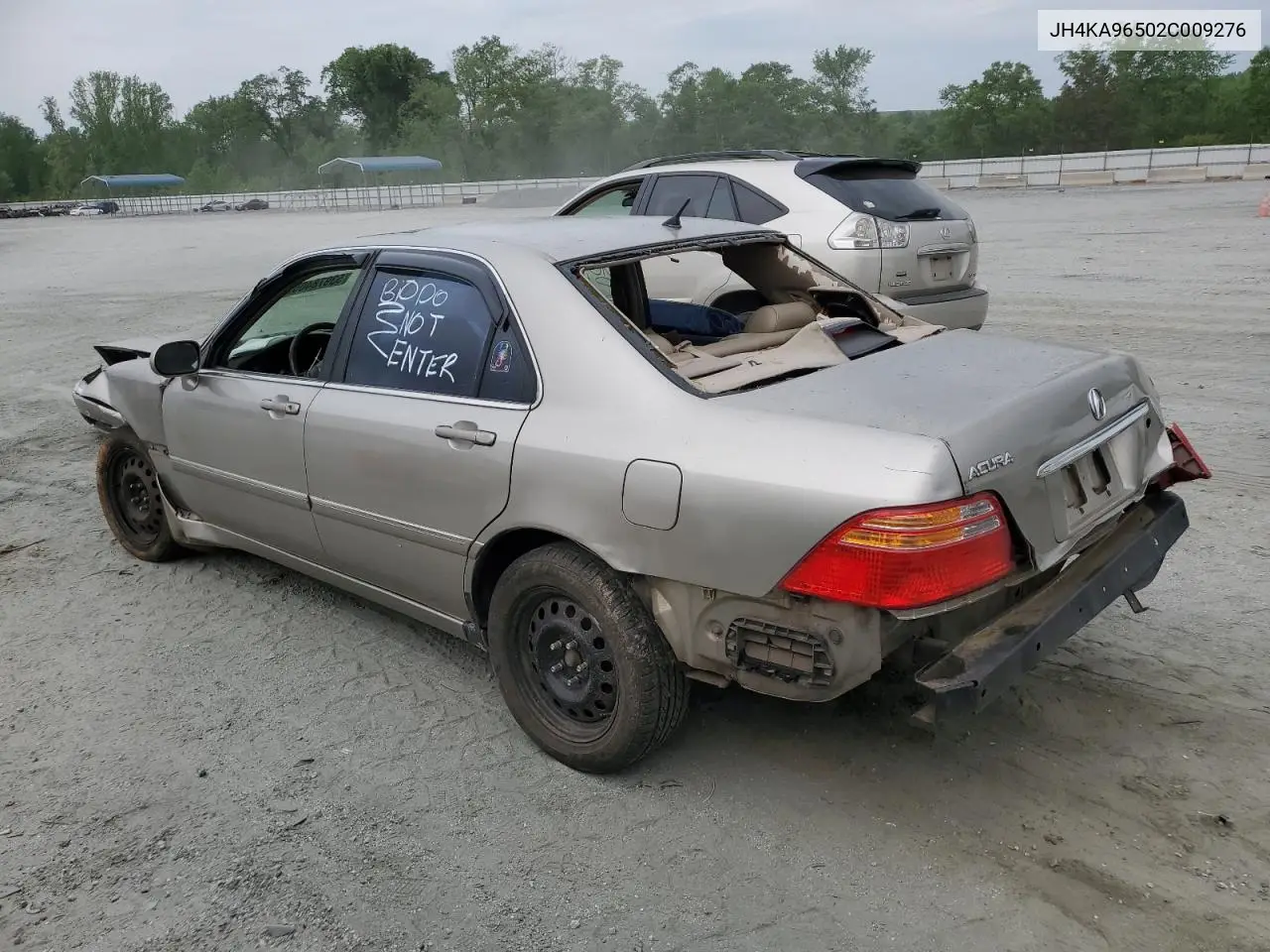 2002 Acura 3.5Rl VIN: JH4KA96502C009276 Lot: 53978405