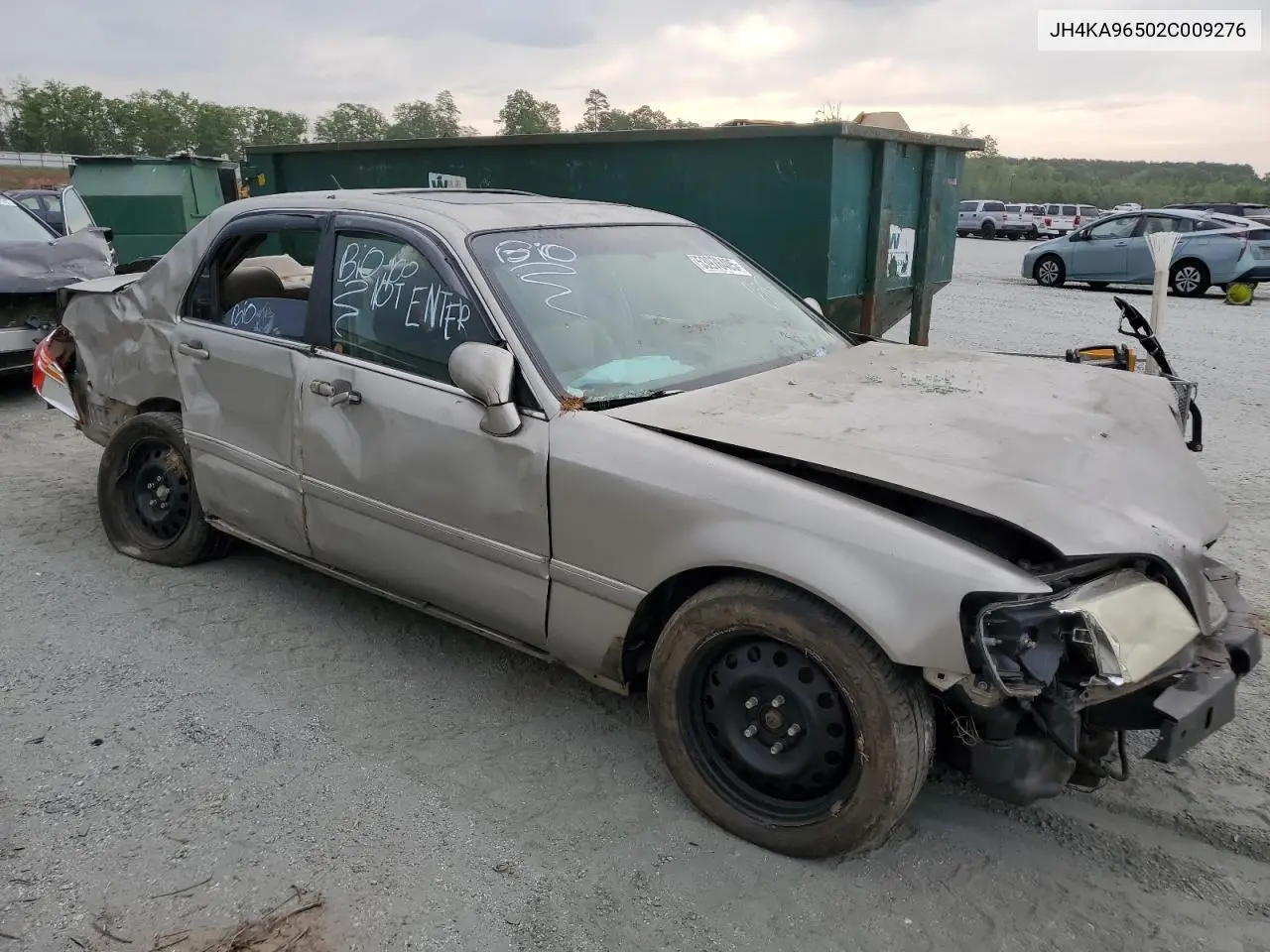 2002 Acura 3.5Rl VIN: JH4KA96502C009276 Lot: 53978405