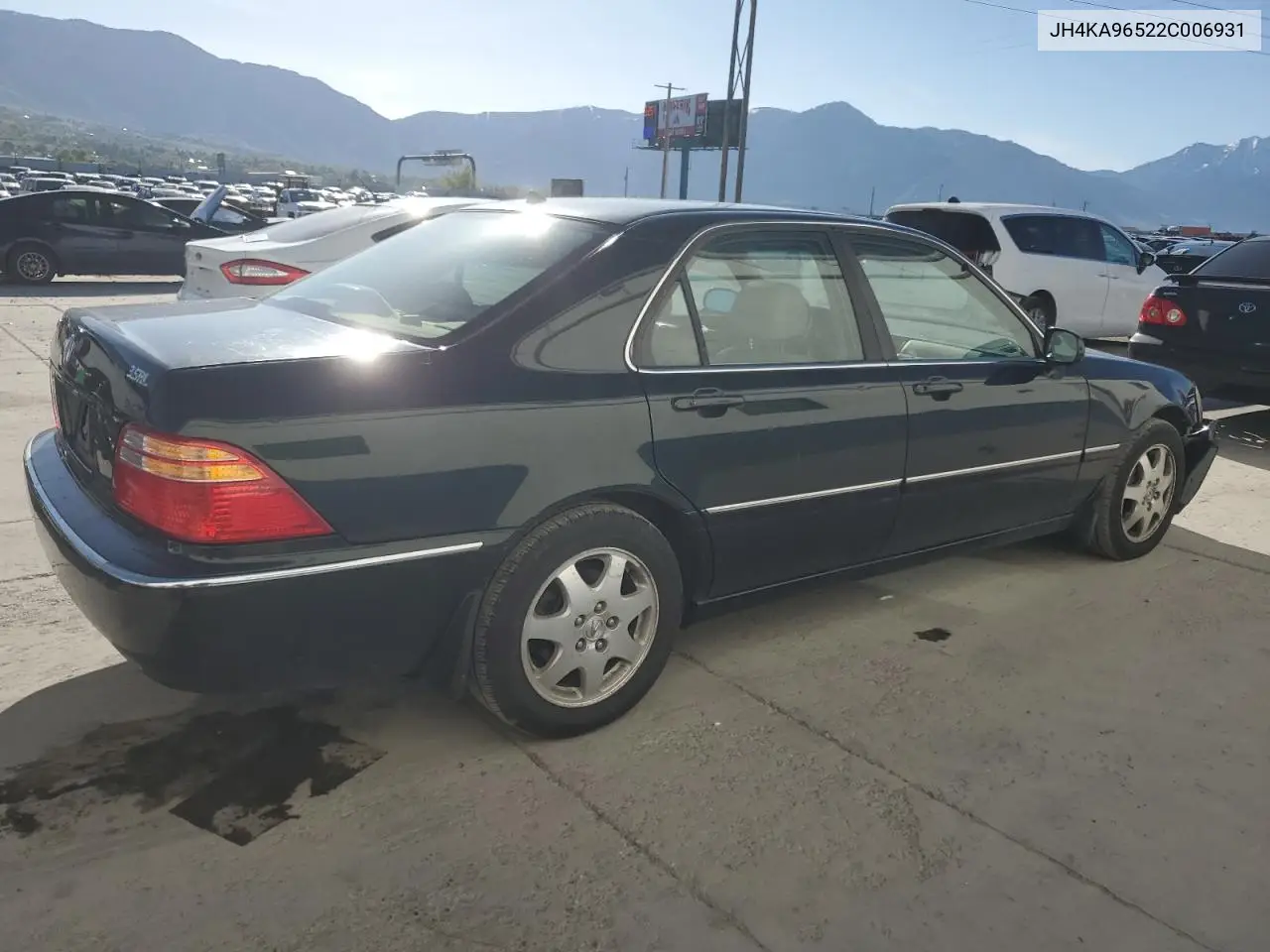 2002 Acura 3.5Rl VIN: JH4KA96522C006931 Lot: 55517035