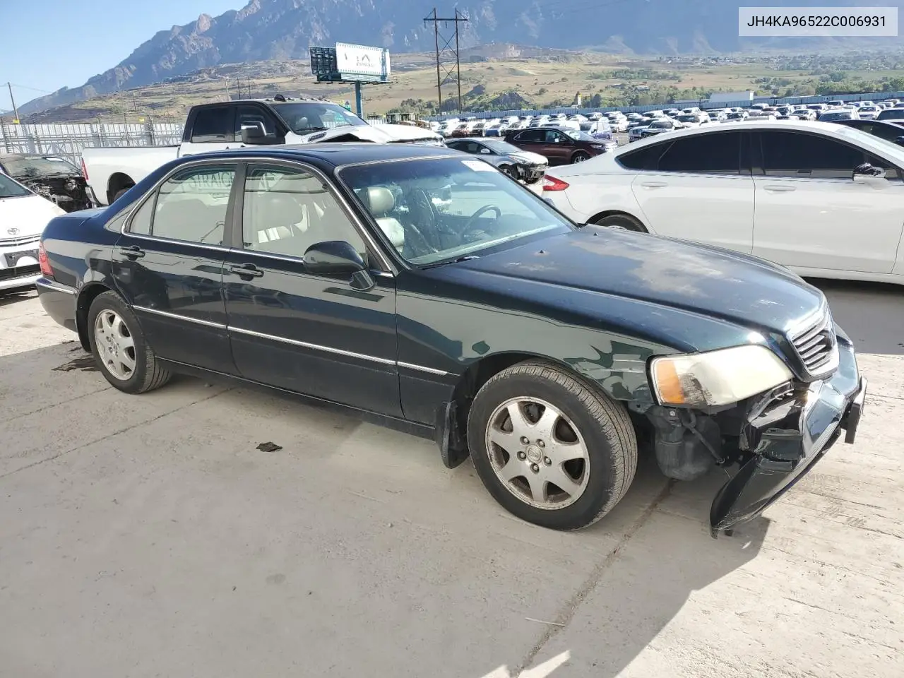 2002 Acura 3.5Rl VIN: JH4KA96522C006931 Lot: 55517035