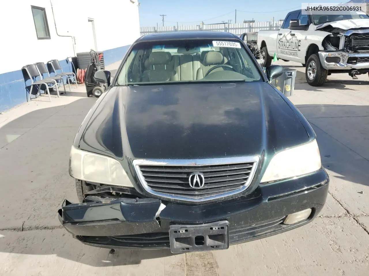 2002 Acura 3.5Rl VIN: JH4KA96522C006931 Lot: 55517035