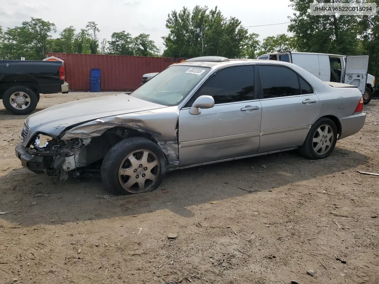 2002 Acura 3.5Rl VIN: JH4KA96522C015094 Lot: 60023265