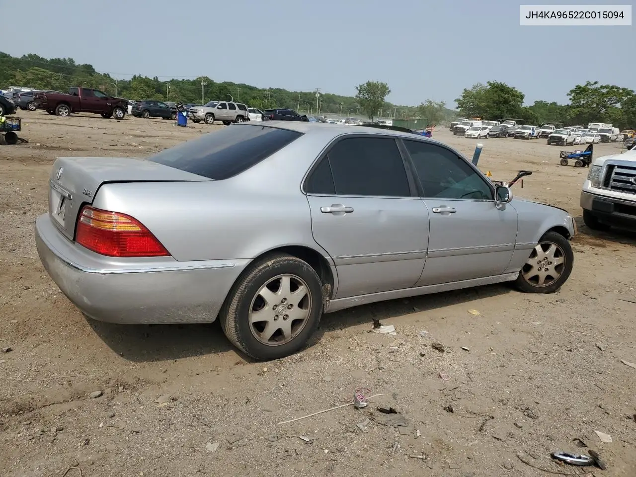 2002 Acura 3.5Rl VIN: JH4KA96522C015094 Lot: 60023265