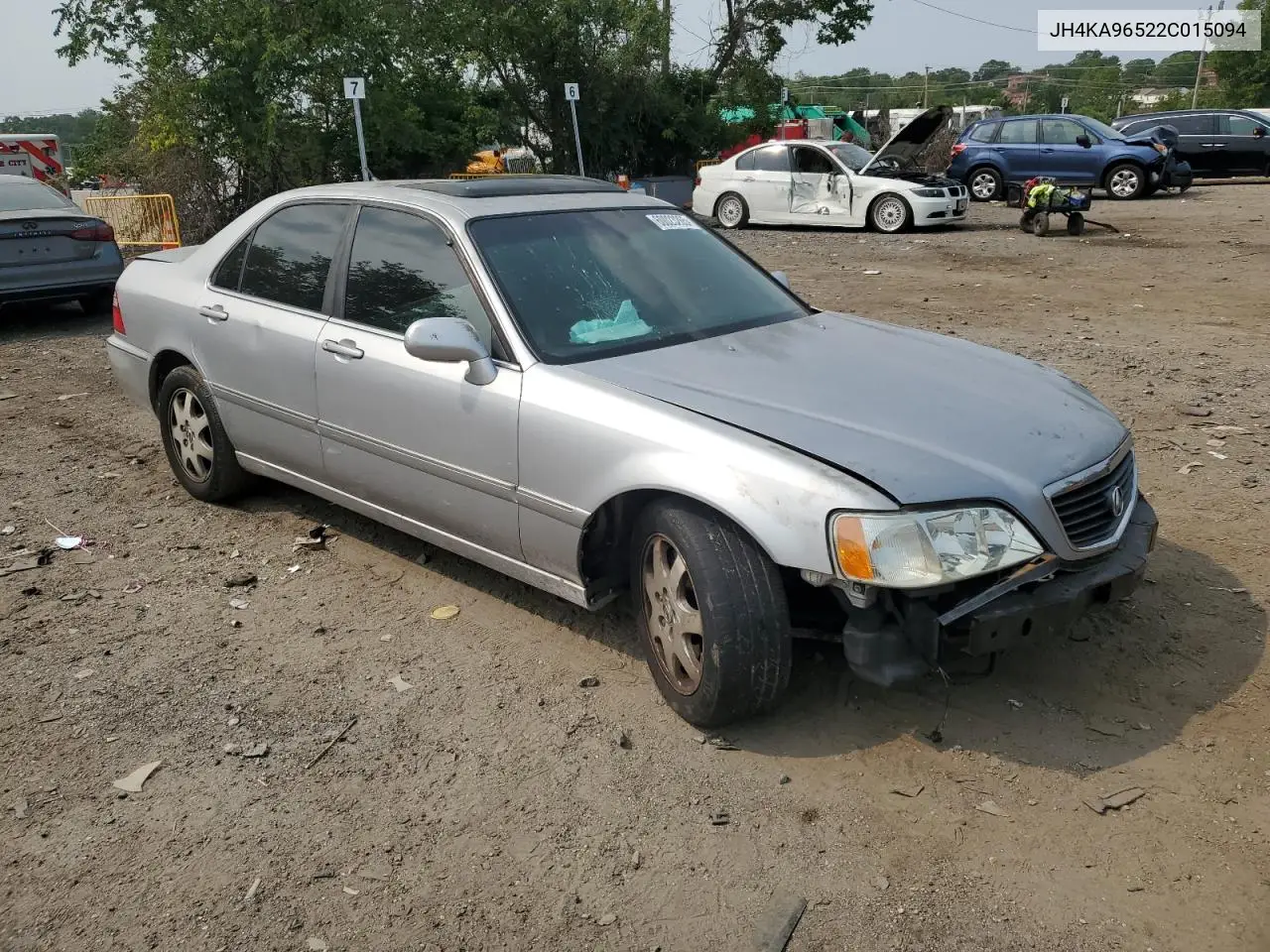2002 Acura 3.5Rl VIN: JH4KA96522C015094 Lot: 60023265