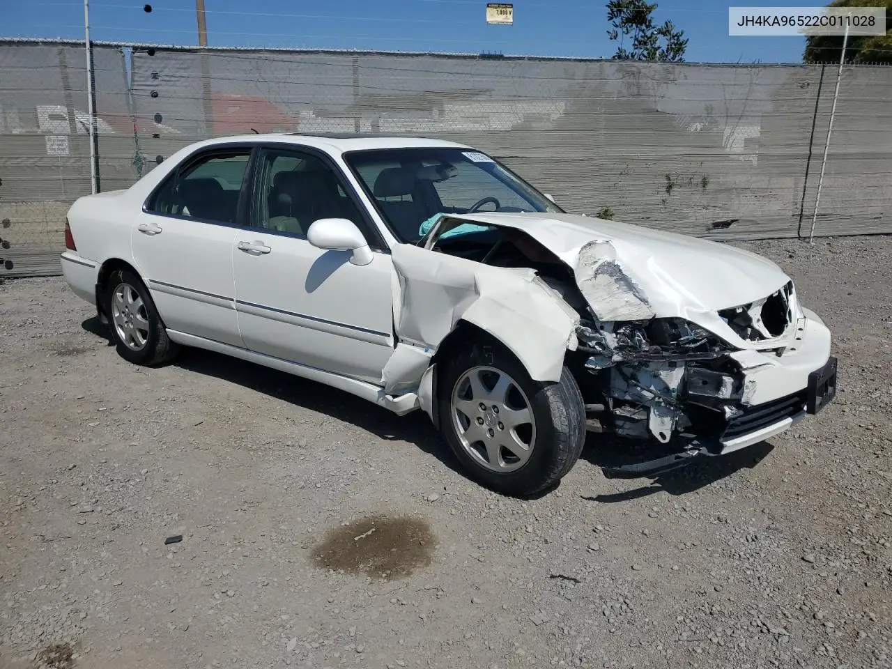 2002 Acura 3.5Rl VIN: JH4KA96522C011028 Lot: 61027505