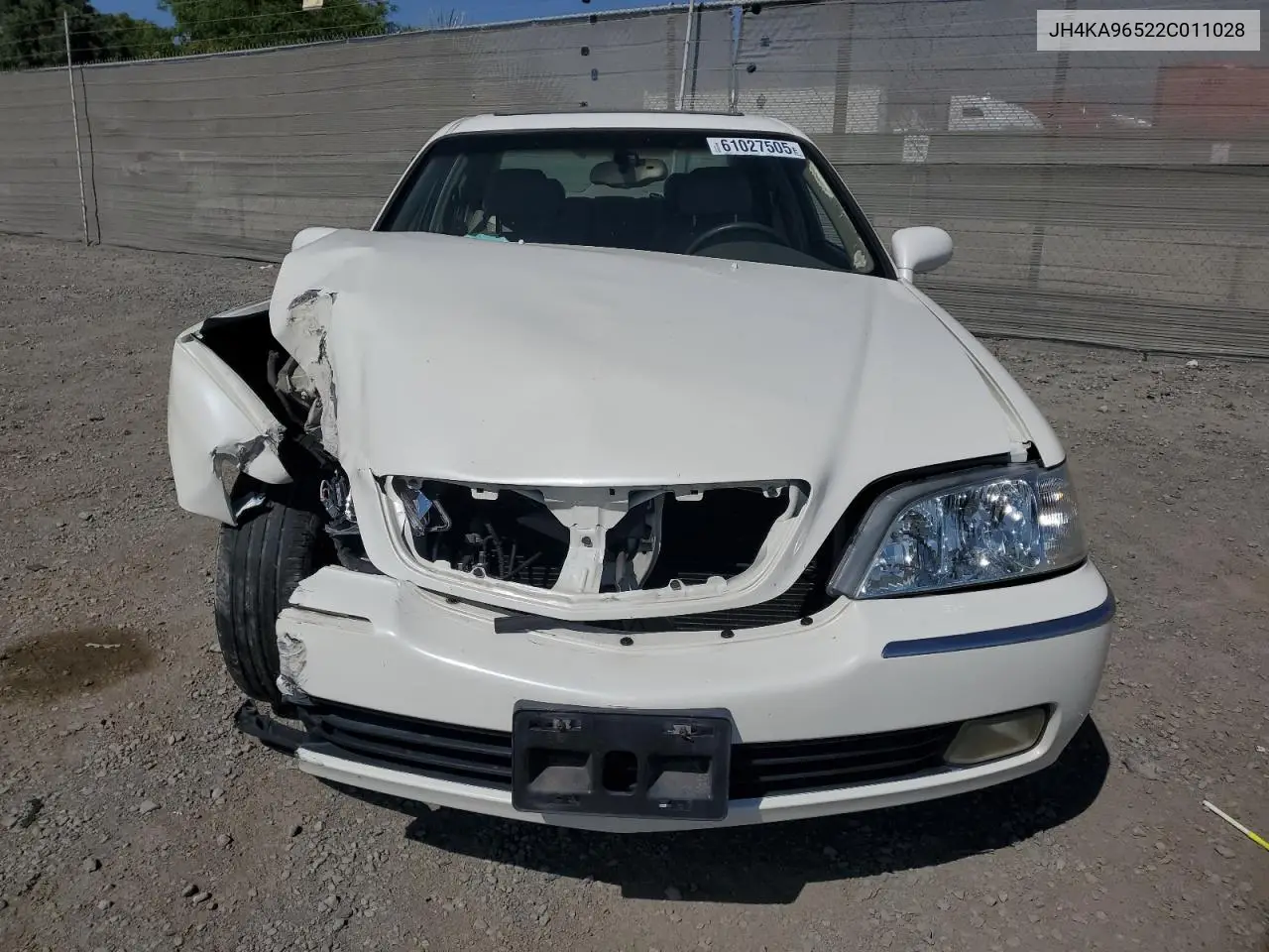 2002 Acura 3.5Rl VIN: JH4KA96522C011028 Lot: 61027505
