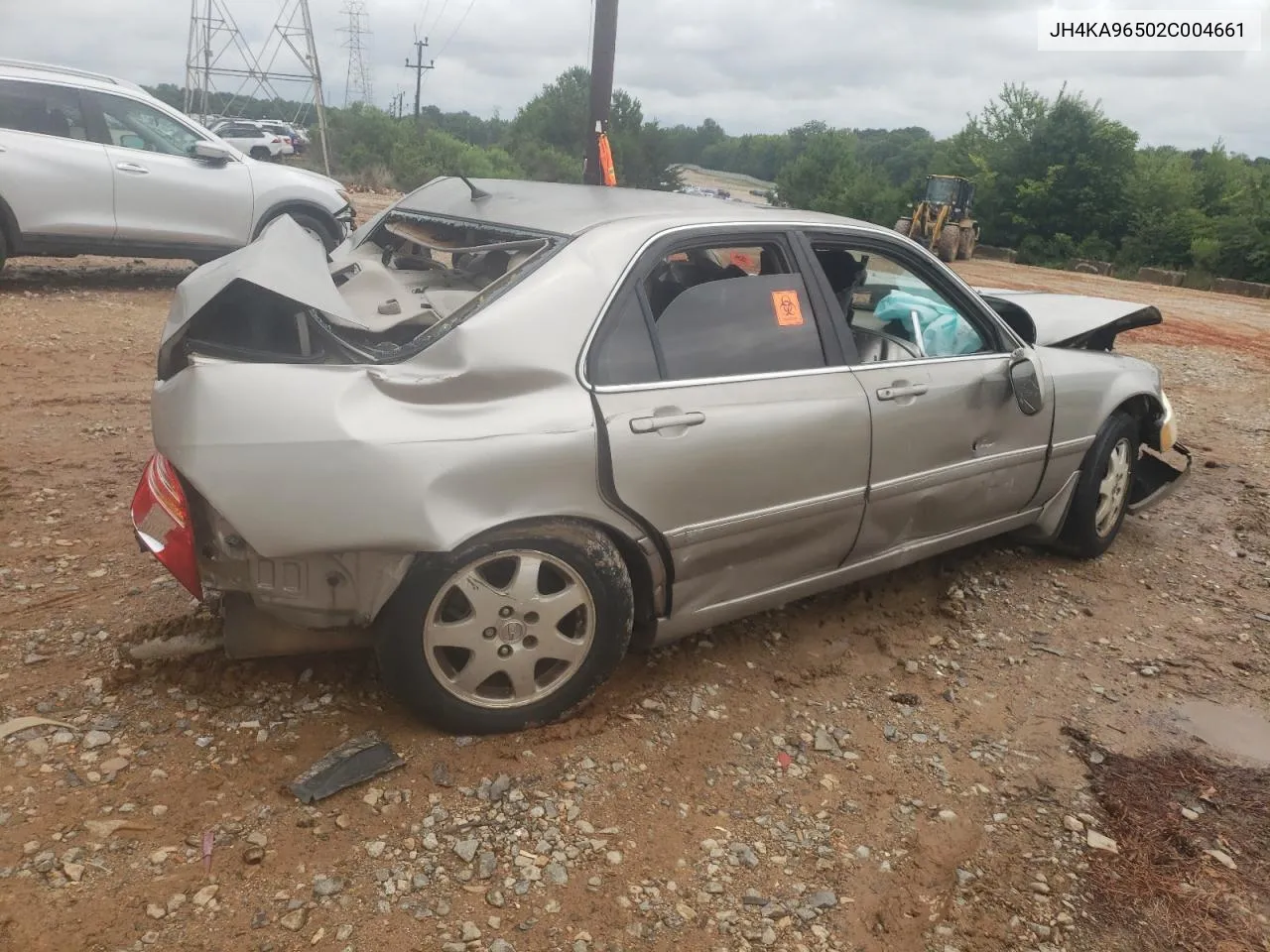 2002 Acura 3.5Rl VIN: JH4KA96502C004661 Lot: 64204784
