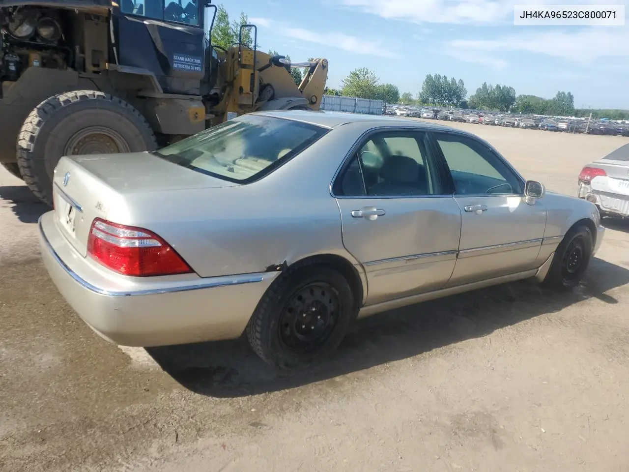 2003 Acura 3.5Rl VIN: JH4KA96523C800071 Lot: 60647395