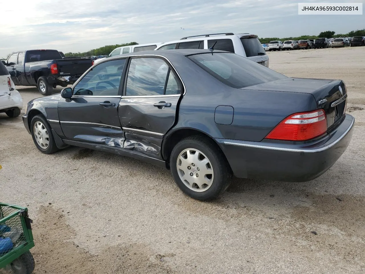 2003 Acura 3.5Rl VIN: JH4KA96593C002814 Lot: 62405804