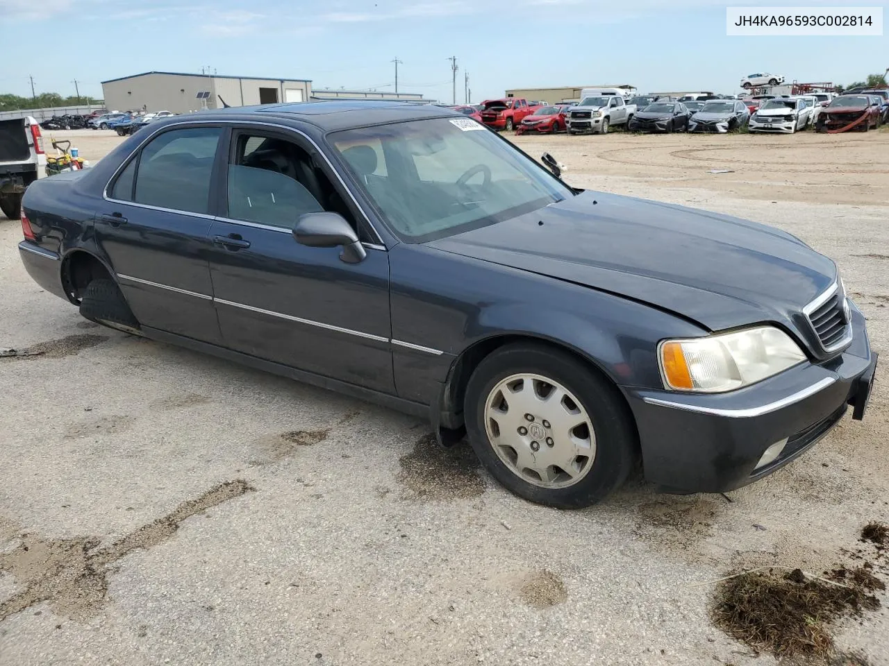 2003 Acura 3.5Rl VIN: JH4KA96593C002814 Lot: 62405804