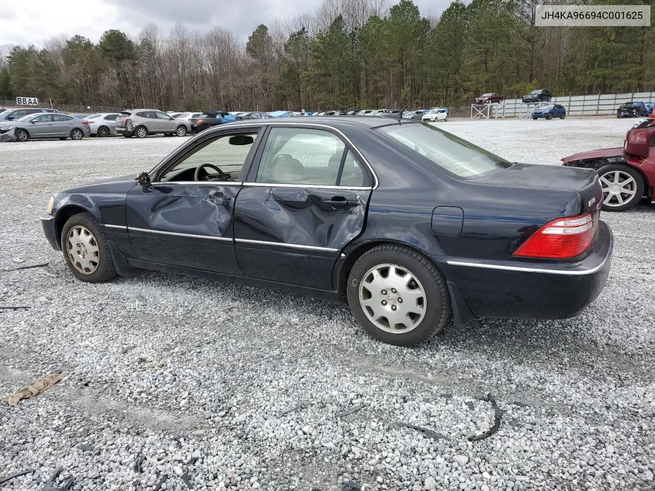 2004 Acura 3.5Rl VIN: JH4KA96694C001625 Lot: 47786235
