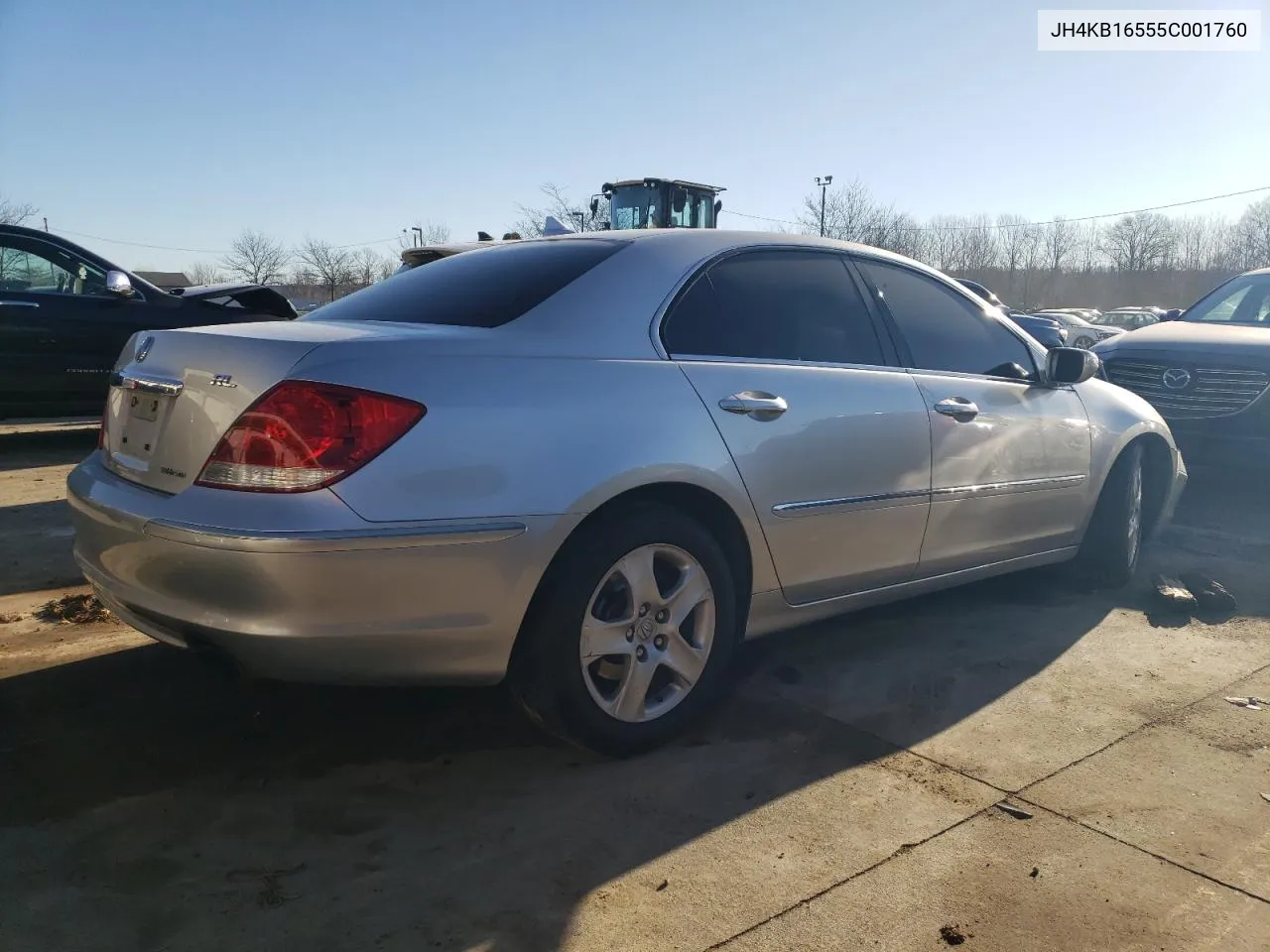 2005 Acura Rl VIN: JH4KB16555C001760 Lot: 42509665