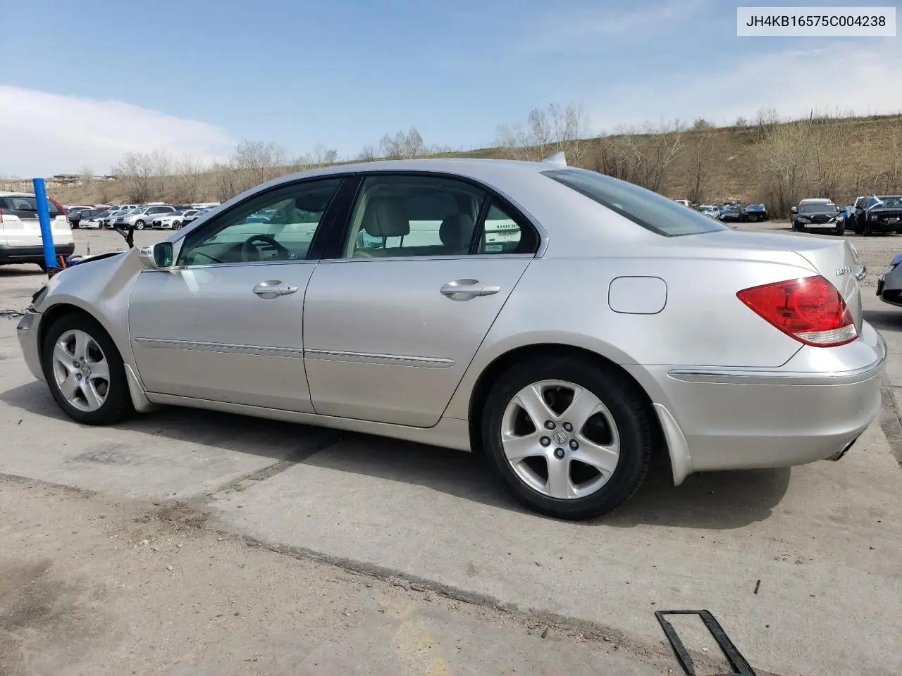 2005 Acura Rl VIN: JH4KB16575C004238 Lot: 53191715