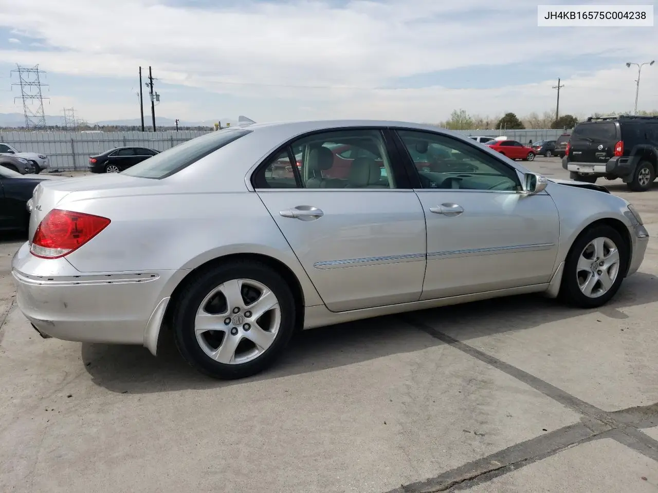 2005 Acura Rl VIN: JH4KB16575C004238 Lot: 53191715
