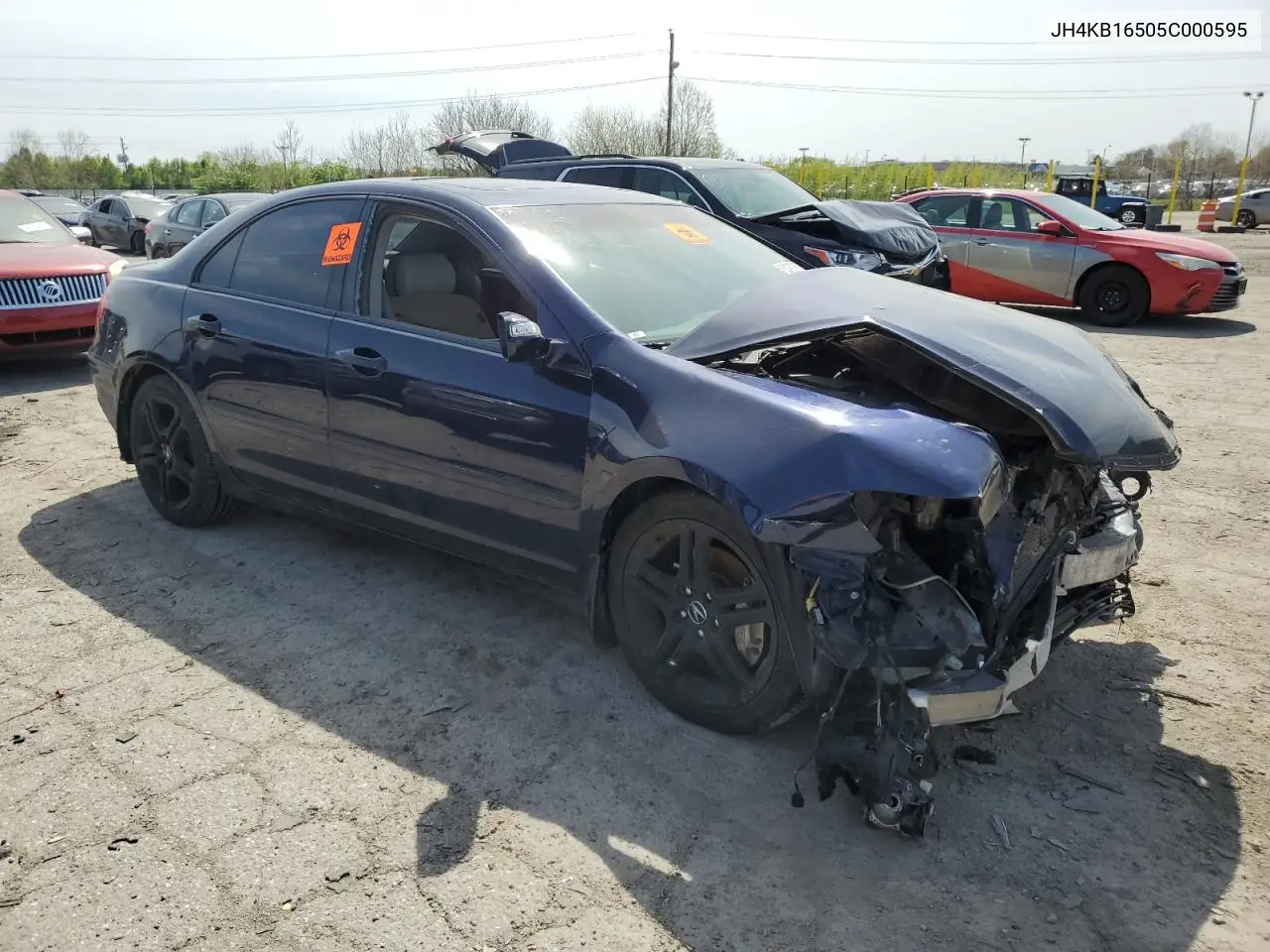 2005 Acura Rl VIN: JH4KB16505C000595 Lot: 54083305