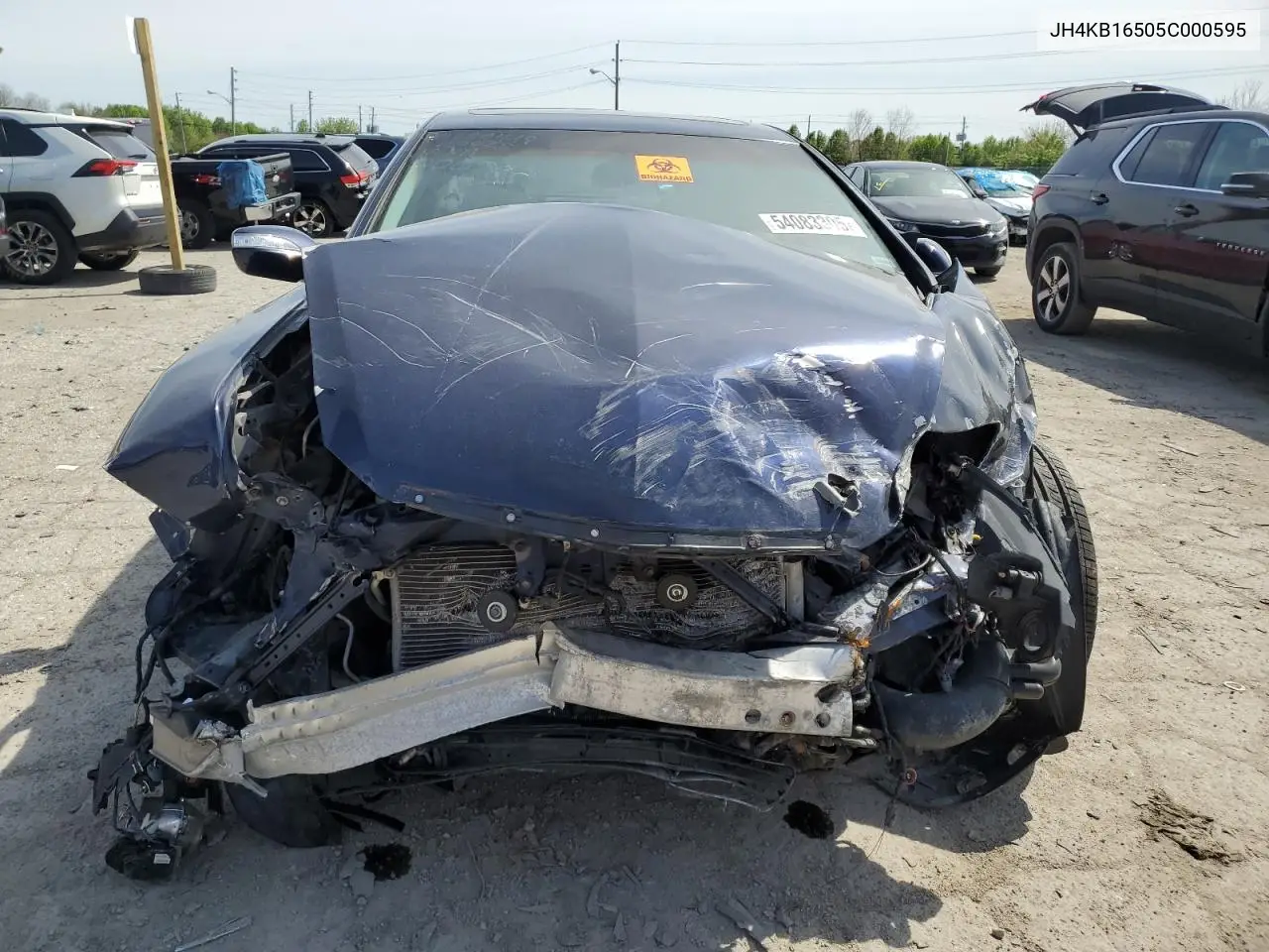 2005 Acura Rl VIN: JH4KB16505C000595 Lot: 54083305