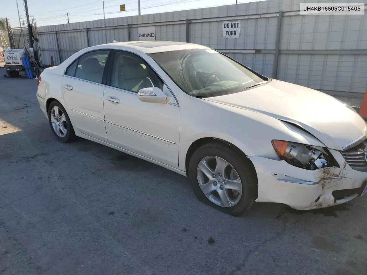 2005 Acura Rl VIN: JH4KB16505C015405 Lot: 54626205