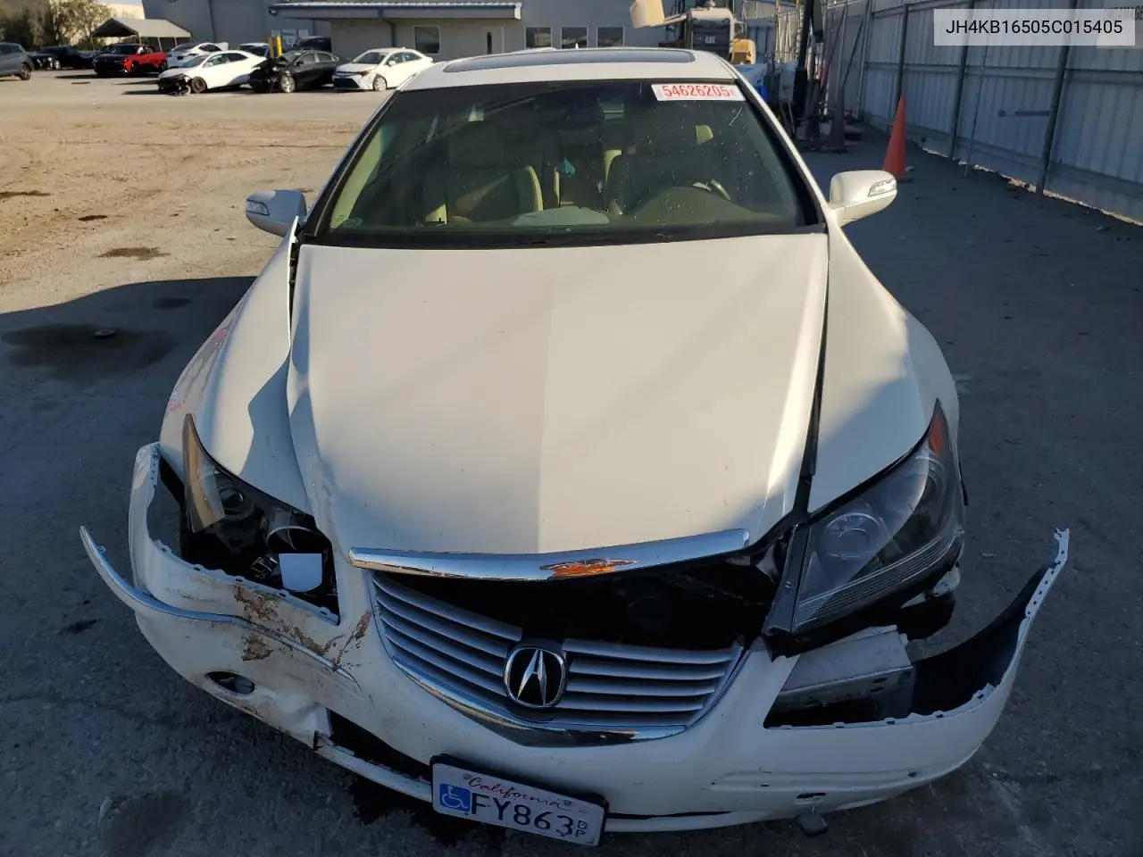 2005 Acura Rl VIN: JH4KB16505C015405 Lot: 54626205