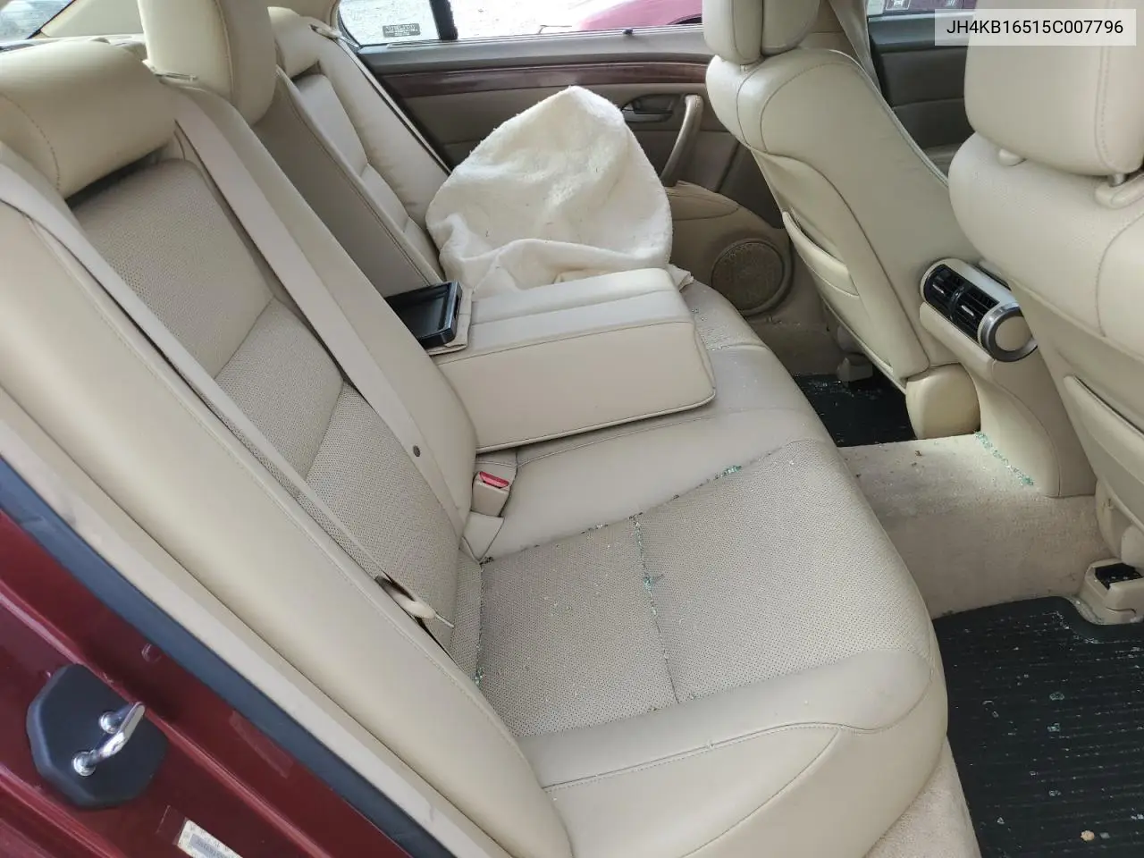 2005 Acura Rl VIN: JH4KB16515C007796 Lot: 55977605