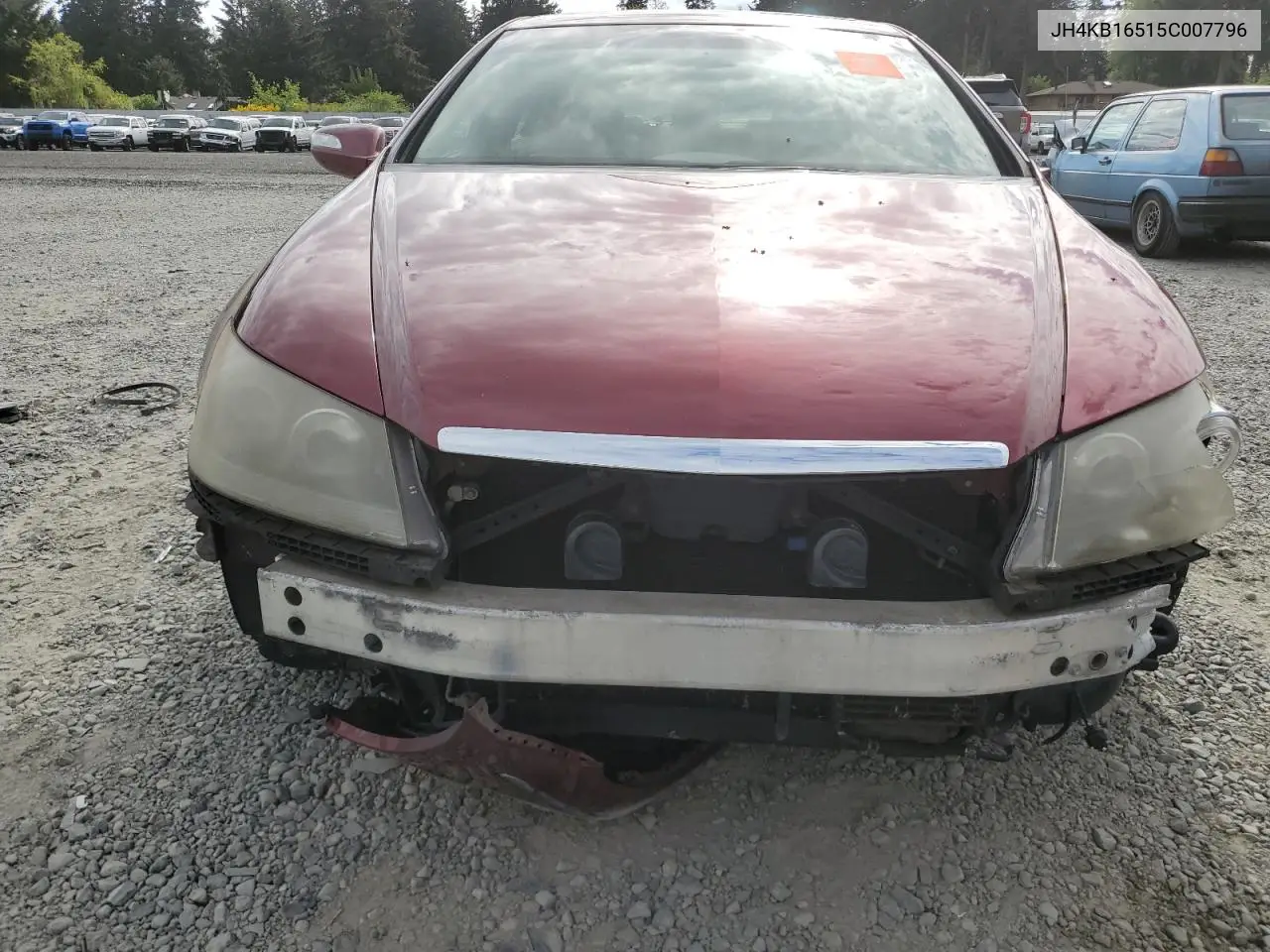 2005 Acura Rl VIN: JH4KB16515C007796 Lot: 55977605
