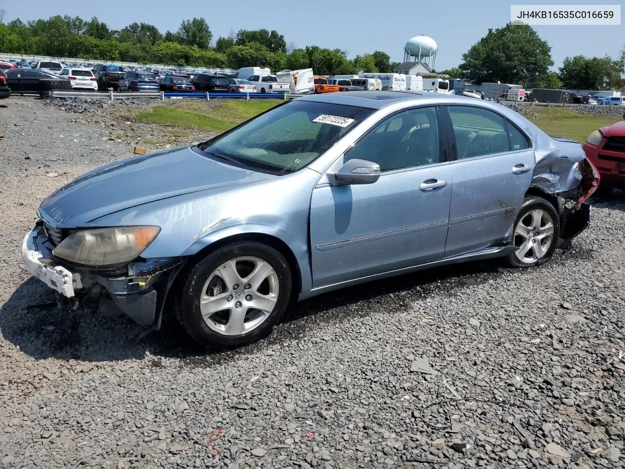 2005 Acura Rl VIN: JH4KB16535C016659 Lot: 59172225