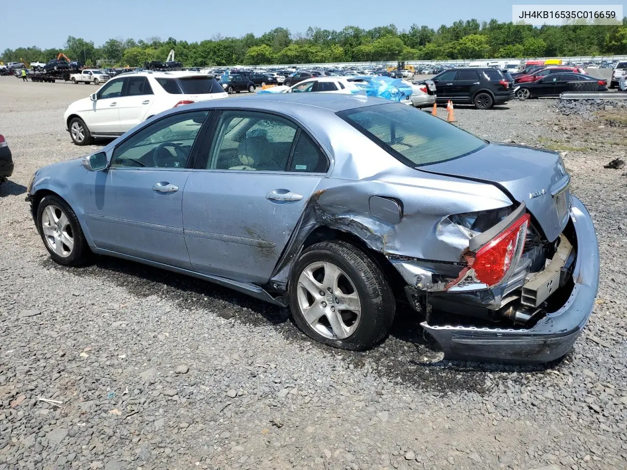 2005 Acura Rl VIN: JH4KB16535C016659 Lot: 59172225